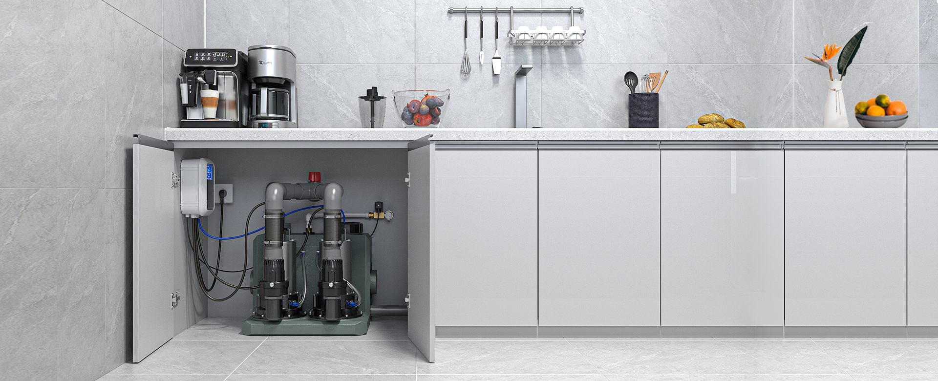 廚房污水提升器